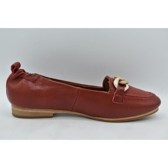 Sofft Womens Size 7 Kadyn Rouge Red Leather Flats Loafers Shoes - Picture 8 of 12